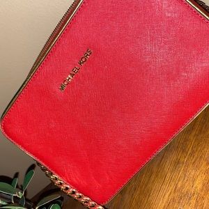 Michael kors red purse
